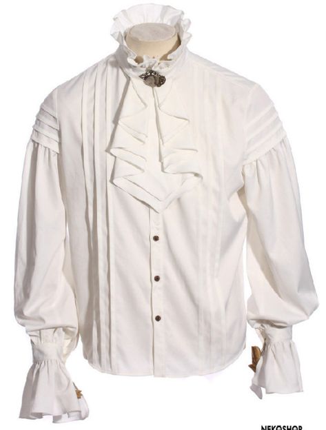 Steampunk Shirt Men, Fancy White Shirt Men, Mens Ruffle Shirt, Victorian Shirt Mens, Victorian Outfits Male, Victorian Outfit Men, Ruffle Shirt Men, Victorian Mens Fashion, Victorian Mens Clothing