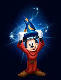 *MICKEY MOUSE THE SORCERER's APPRENTICE ~ Fantasia, 1940 Disney Amor, Minnie Y Mickey Mouse, Images Disney, Mickey Mouse Art, Disney Images, Mickey Mouse Wallpaper, Mickey Mouse And Friends, Disney Films, Mickey Minnie Mouse