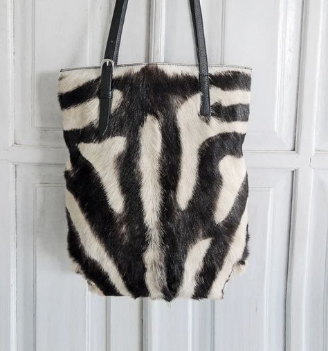 BAG and PURSES in Zebra Animal Print, Calf Hair Tote Bag, Country Girl Diaper Bags, Pony Hair Tote, Cowhide Fur Purses and Handbags. - Etsy Brindle Cowhide, Cowhide Purse, Fur Purse, Zebra Animal, Raw Leather, Cowhide Bag, Zebras Animal, Sewing Leather, White Tote