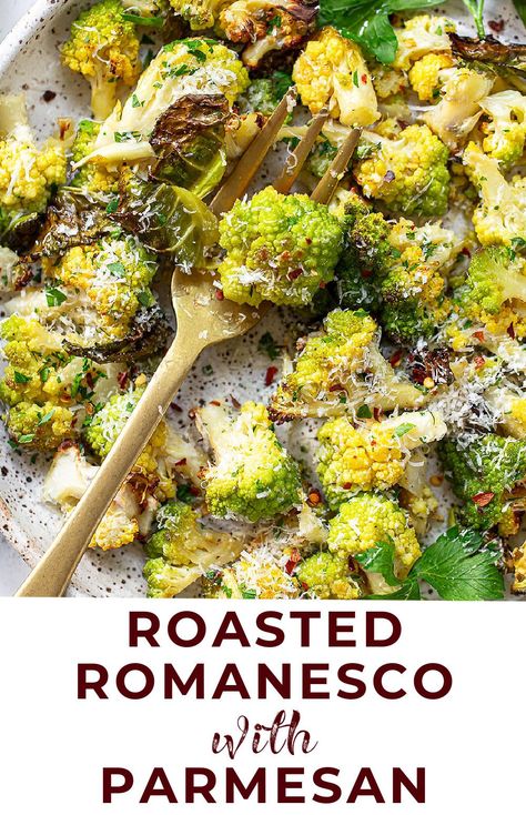 Romanesco Cauliflower Recipe, Romanesco Broccoli Recipe, Romanesco Recipes, Roasted Romanesco, Romanesco Cauliflower, Romanesco Broccoli, Chou Romanesco, Broccoli And Cauliflower, Roasted Cauliflower Recipes