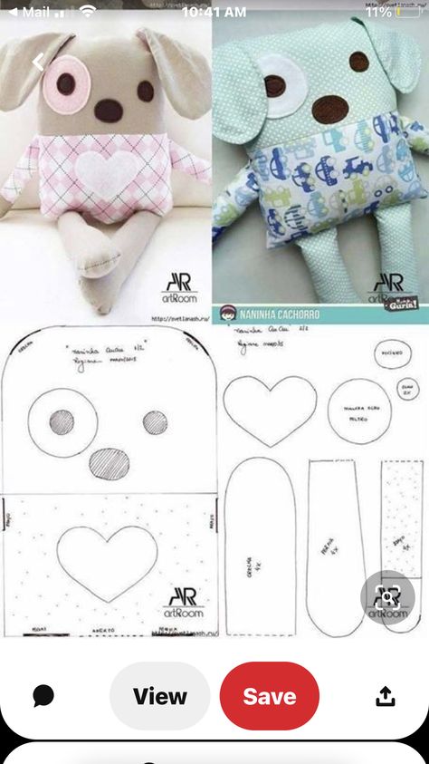 Soft Toy Patterns, Animal Sewing Patterns, Sewing Stuffed Animals, Baby Sewing Projects, Fabric Toys, Doll Sewing Patterns, Sewing Projects For Kids, Sewing Dolls, Related Images