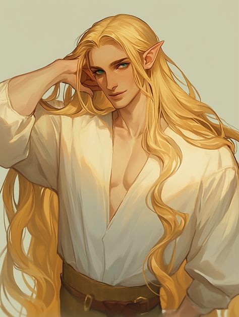 Male Elf Art, Elf Paladin, Sun Elf, Changeling The Dreaming, Male Elf, Elf Man, Elf Characters, Captive Prince, Elves Fantasy