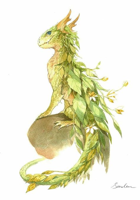 A Dragon, Watercolor Painting, Deviantart, Watercolour Painting