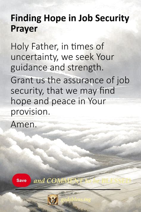 Finding Hope in Job Security Prayer Prayers For Job Security, Prayers For Job, Employment Prayer, Proverbs 22 29, Prayer For A Job, Psalm 37 5, Jeremiah 29 13, Morning Quotes For Friends, Giving Thanks To God