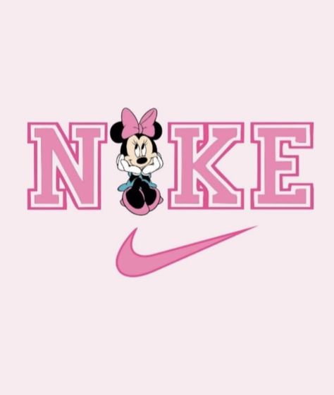 #Disney #Nike #MinnieMouse Disney Nike Logo, Nike Mickey Mouse Logo, Nike Designs Shirt, Disney Tshirt Designs, Nike Shirt Design, Nike Mickey Mouse, Nike Logo Design, Nike Drawing, Logos Nike