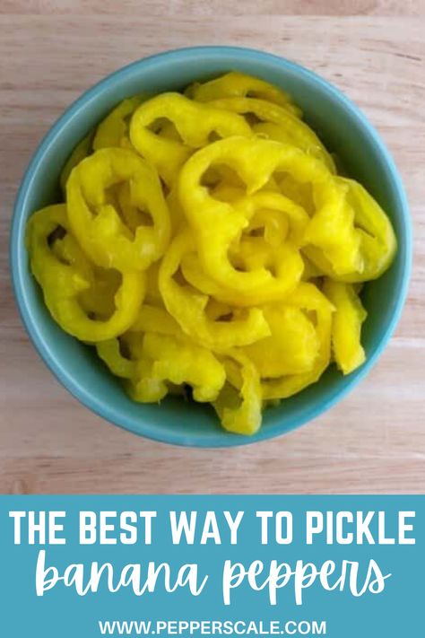 How To Can Banana Pepper Rings, Pickled Banana Peppers Recipe Canning, Spicy Pickled Banana Peppers, Pickled Hot Banana Peppers, Pickled Banana Peppers Recipe, Pickle Banana Peppers Recipe, Banana Peppers Recipe, Canning Banana Peppers, Recipes With Banana Peppers