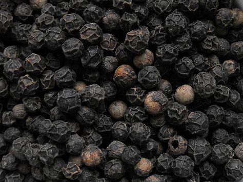 #Black #Peppercorn Black Food, What Can I Say, Bay Leaves, Black Peppercorn, Black Pepper, Dark Side, Purple Color, Color Purple, The House