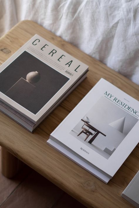 FORESTA's first collection of slow, considered designs Simple Wooden Bench, Display Magazines, Coffee Table Book Design, Cereal Magazine, Minimalist Furniture Design, House Styling, Interior Design Books, Made Furniture, Interiors Magazine