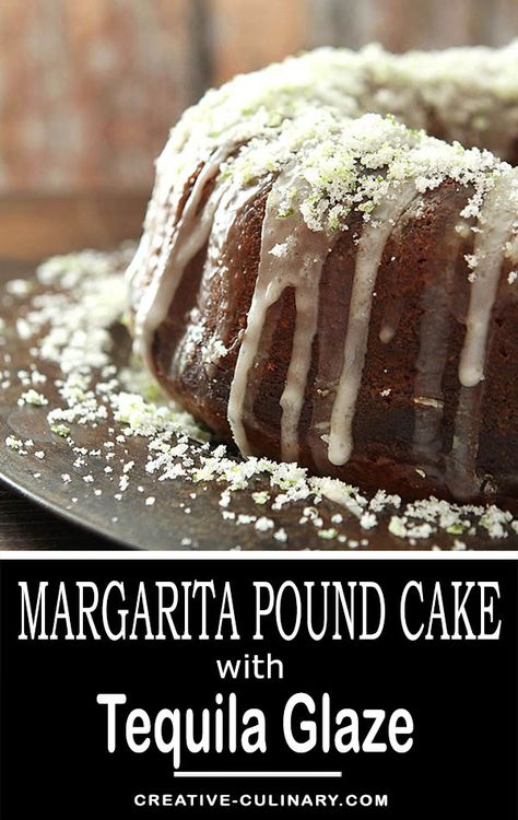 You have to try it to believe it...this Margarita Pound Cake with Tequila Glaze is a seriously amazing cake. Flavored subtlety with tequila and citrus, glazed with a tequila/sugar icing and finished with a lime/salt/sugar topping; it is the epitome of a margarita but in a cake! Margarita Cake, Colorado Food, Lime Salt, Sugar Icing, Pound Cakes, Amazing Cake, Bundt Cakes, Glaze Recipe, Pound Cake Recipes