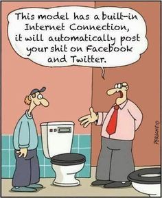 Funny Pictures About "Social Media" - Jokes Etc - Nigeria Plumbing Humor, Social Media Humor, Pinterest Humor, Facebook Humor, Memes Humor, Cartoon Jokes, Internet Connections, Funny Cartoons, Bones Funny