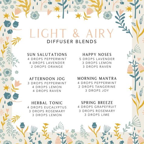 Spring Diffuser Blends, Diffuser Blends Young Living, Summer Diffuser Blends, Candle Blends, Doterra Diffuser Blends, Essential Oil Combinations, Doterra Essential Oils Recipes, Essential Oil Diffuser Blends Recipes, Young Living Essential Oils Recipes