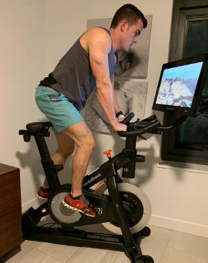 How To Find A Personal Trainer With iFit | NordicTrack Blog Best Cardio Machine, Fitness Marketing, Indoor Bike Workouts, Indoor Cycling Bike, Peloton Bike, Downhill Bike, Best Cardio, Fitness Technology, Indoor Cycling