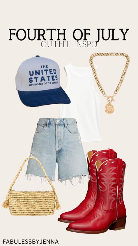 Cool 4th Of July Outfits, Trendy Fourth Of July Outfits, Trendy 4th Of July Outfit, 4 Of July Outfit Ideas, Fourth Of July Outfits Aesthetic, Fourth Of July Outfits For Women, Usa Theme Outfit, 4th Of July Outfits For Women, 4 Of July Outfit