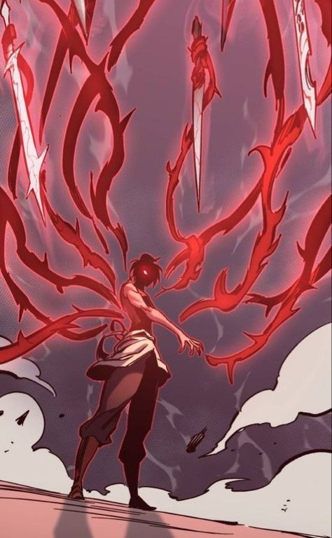 Blood Powers Anime, Blood Manipulate Power, Fire Magic Art, Magic Spells Art, Magic Attack, Powers Art, Red Demon, Super Powers Art, Fire Breathing