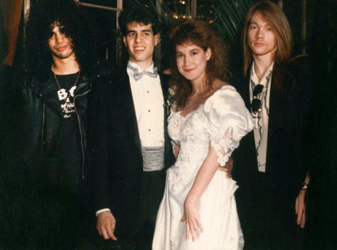 slash and axl rose at their friend’s (marc canter) wedding, late '80s Slash And Axl, Saul Hudson, Axel Rose, Duff Mckagan, Magazine Interview, Rose Pictures, Axl Rose, I'm With The Band, March 4