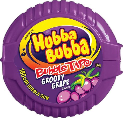 Hubba Bubba Gum, Twins Graduation, Purple Basket, Everyday Snacks, Candy Salad, Camp Snacks, Chucky And Tiffany, Bubble Gum Flavor, Gum Flavors