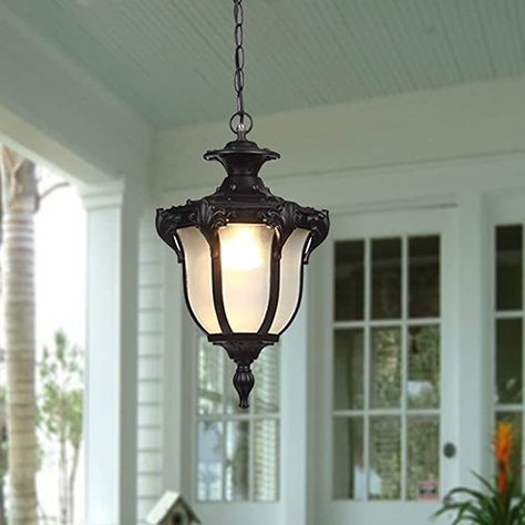 Chandelier Garden, Chandelier Outdoor, Hanging Porch Lights, Garden Corridor, Rustic Victorian, Porch Light Fixtures, Victorian Chandelier, Retro Chandelier, Suspension Lighting