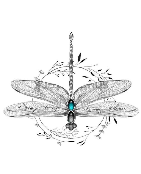 Dragonfly Artwork, Flying Tattoo, Dragonfly Tattoo Design, Tasteful Tattoos, Tatuaje A Color, Dragonfly Tattoo, Dragonfly Art, Spine Tattoos, Elegant Tattoos