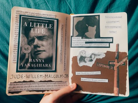 Willem And Jude, Jude And Willem, A Little Life Aesthetic, Literature Journal, Little Life Book, Hanya Yanagihara, A Little Life Book, Book Journal Ideas, Book Review Journal