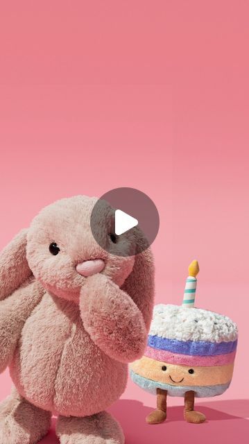 Jellycat on Instagram: "A little surprise for Bartholomew Bear… 🎂🥳  #bartholomewbearsbirthday  #bashfulbunny #bartholomewbear #sharingjoy #jellycat #jellycatlondon #jellycatcollection" Jellycat Video, Cute Bunny Videos, Jellycat Birthday Party, Jellycat Bear, Jellycat Birthday, Jellycat Bunnies, Birthday Cake Jelly Cat, Bartholomew Jellycat, Jelly Cats Bartholomew