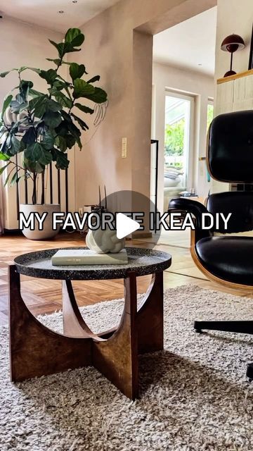 Diy Small Side Table, Diy Ikea Table, Gladom Tray Table, Diy Accent Table, Gladom Ikea, Diy With Wood, Diy Ottoman Coffee Table, Coffee Tables Ideas, Diy End Table