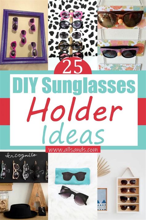 DIY sunglasses holder ideas are great for any home. Finding the perfect piece for your home can be challenging with many different styles and materials. Here are some of the benefits: Sunglasses Hanger Diy, Diy Sunglasses Holder Display, Sunglasses Display Diy, Diy Glasses Holder, Diy Sunglasses Holder, Diy Sunglasses, Diy Glasses, Diy Projects To Make And Sell, Sunglasses Organizer