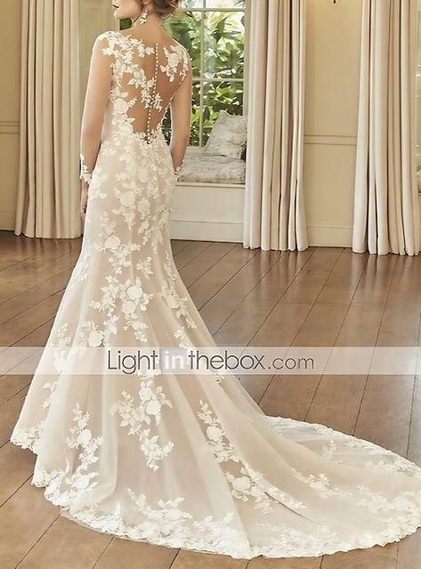 Wedding Dresses Mermaid Trumpet, Formal Wedding Dresses, Wedding Wardrobe, Wedding Dresses Mermaid, Cheap Wedding Dresses Online, Wedding Dress Store, Party Women, Back Wedding Dress, Dresses Mermaid