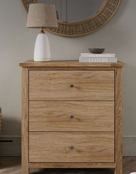 Small Chest Of Drawers Bedroom, Chest Of Drawers As Bedside Table, Chest Of Drawers In Bedroom, Small Chest Drawers, Shoe Chest, Narrow Chest Of Drawers, Wooden Chest Of Drawers, Oak Wardrobe, Bedroom Vibes