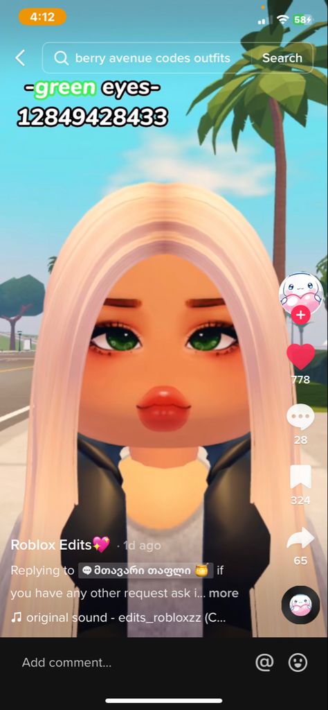 Green Eye Codes Berry Ave, Berry Avenue Green Eyes Code, Berry Ave Face Codes Green Eyes, Berry Avenue Face Codes Green Eyes, Roblox Face, Eye Meaning, Hair Codes, Latina Outfit, Build Inspiration