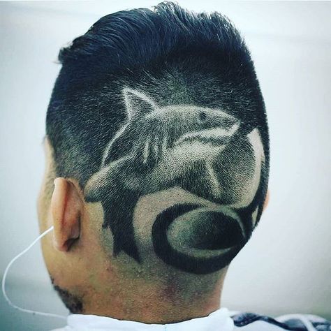 Fade Tattoo, Beard Cuts, Faded Tattoo, Lucky Art, Tattoo Hair, Short Hair Designs, Shaved Hair Designs, Hot Haircuts, Haircut Designs