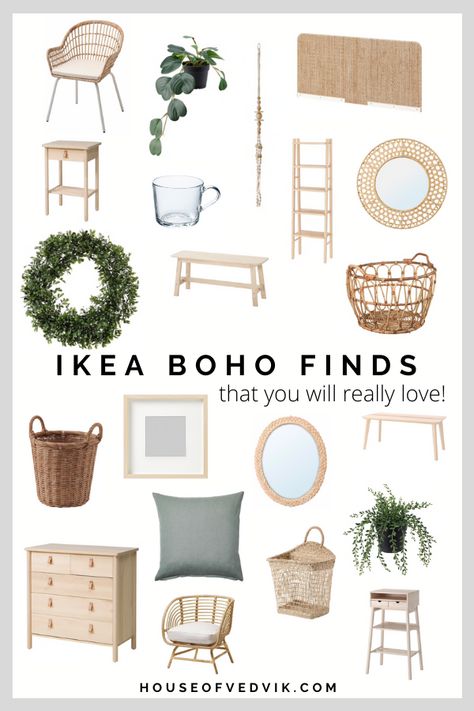 Ikea Boho, Scandinavian Heritage, Interior Boho, Ikea Finds, Boho Bedroom Decor, Boho Room, Bedroom Boho, Boho Living Room, Room Inspiration Bedroom