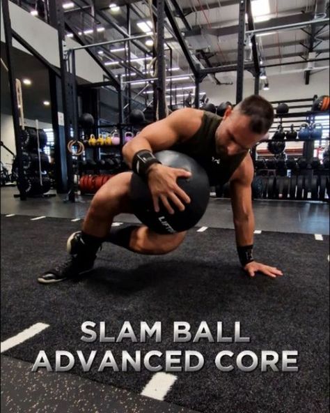 Award Winning Fitness Professional on Instagram: "⚫️ADVANCED CORE WORKOUT Slam ball edition . Another core & stability blaster to build a core of steel and improve your stability & overall body awareness . Pick some of these moves to consistently include in your routines and see how much stronger your core will be and how many more calories you'll torch! . As usual, a reminder that a strong core will improve the forms & efficiency of any other exercises you perform . 📲 DMs are open to start training with the best efficiency and unlock the healthiest version of yourself . . . . . . . . . . . . . #coreworkout #abschallenge #slamball #trainwithintent #traineffective #trainefficiently #sixpackworkout #coreandmobility #dubaipersonaltraining #uaefitness #functionalstrength" Slam Ball, Buns Of Steel, Functional Fitness, Core Stability, Abs Challenge, Body Awareness, Strong Core, Six Packs, Core Workout