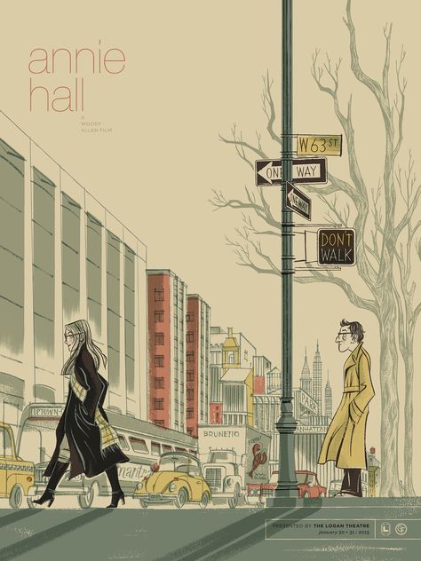 Annie Hall Aesthetic, Woody Allen Aesthetic, Annie Hall Poster, Interesting Posters, Woody Allen Movies, Annie Hall, Screen Print Poster, Frame Poster, Image Film