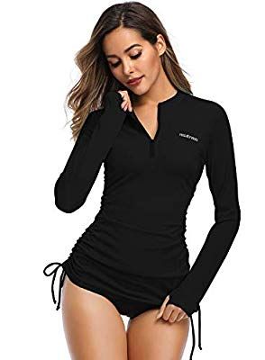 Long Sleeve Swimsuit Top, Rashguard Swimsuit Women, Surf Dress, Long Sleeve Swim Shirt, Outdoor Workout, Long Sleeve Swim, Rashguard Swimsuit, Sleeve Swimsuit, Long Sleeve Rashguard