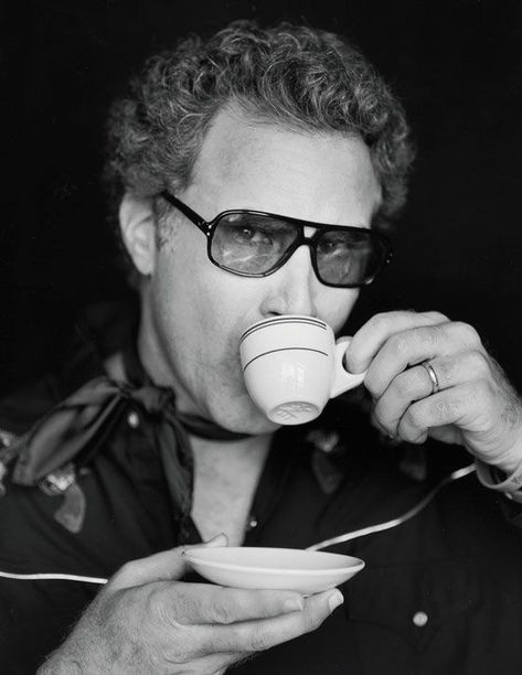 Will Ferell, People Drinking Coffee, Serge Gainsbourg, Will Ferrell, New York Magazine, Famous Faces, Coffee Love, Funny People, Coffee Drinks