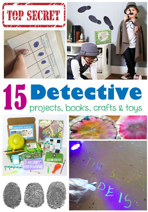 Discover more about forensic science for kids with these fun and educational activities! Detective Crafts, Green Crafts For Kids, Mystery Unit, K C Undercover, Detective Party, Detective Theme, Science Camp, Summer Camp Activities, Spy Party