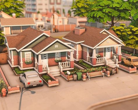 Del Sol Valley starter homes 🏘️🌳 | noCC 🛠️ packs used: EP: Get famous 🏷️: @ea @thesims #sccregram #thesims #sims #eacreatornetwork… | Instagram Sims 4 Multi Family House, Sims 4 Duplex House, Sims 4 Get Famous House, Sims 4 Del Sol Valley House, Del Sol Valley Sims 4, Del Sol Valley Sims 4 House, Sims 4 Starter Home Floor Plans, Starter Home Sims 4, Sims 4 Del Sol Valley