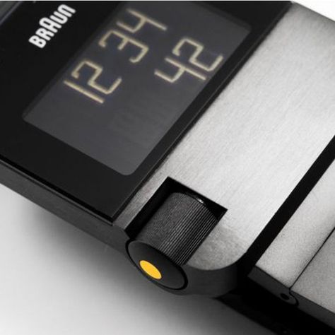 Braun Watch, Le Manoosh, Braun Watches, Mens Digital Watches, Braun Design, Dieter Rams, Gold Watch Men, Modern Watches, Clock Design