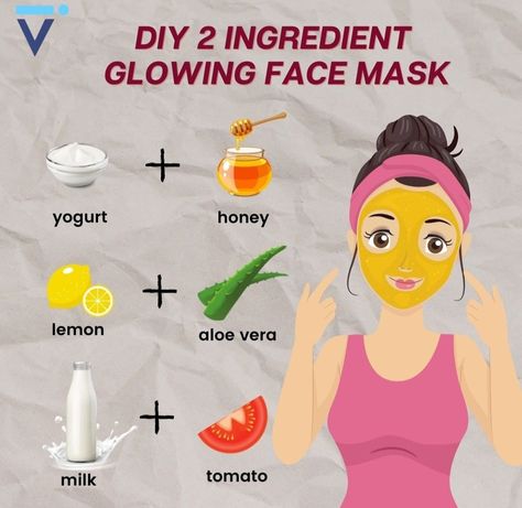 Glowing face mask Glowing Face Mask, Honey Yogurt, Acne Face Mask, Glowing Face, Helpful Things, Mascara Facial, Homemade Skin Care, Light Skin, Beauty Tips