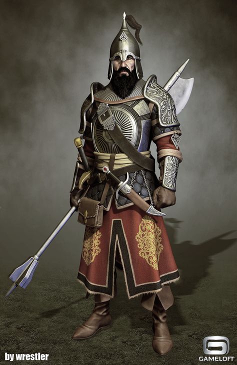 Arab Knight  Render, Georgi Georgiev on ArtStation at https://www.artstation.com/artwork/Z34Nx Arabian Knights, Persian Warrior, Historical Warriors, Heroic Fantasy, Historical Armor, Model Sheet, Fantasy Armor, Armor Concept, Fantasy Warrior