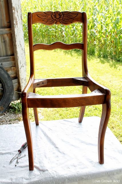 Recover Chairs, Dining Room Chairs Makeover, How To Strip Paint, Wood Chair Makeover, Refinished Chairs, Chair Restoration, Strip Paint, Dining Chair Makeover, Recovering Chairs