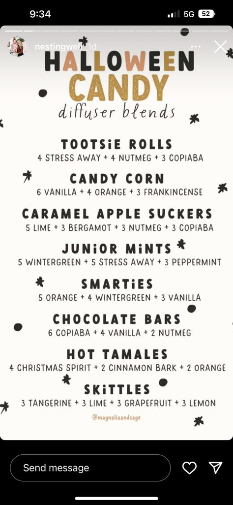 Caramel Apple Suckers, Fall Diffuser Blends, Junior Mints, Doterra Diffuser Blends, Essential Oil Diffuser Blends Recipes, Young Living Essential Oils Recipes, Cinnamon Essential Oil, Aroma Therapy, Essential Oil Blends Recipes