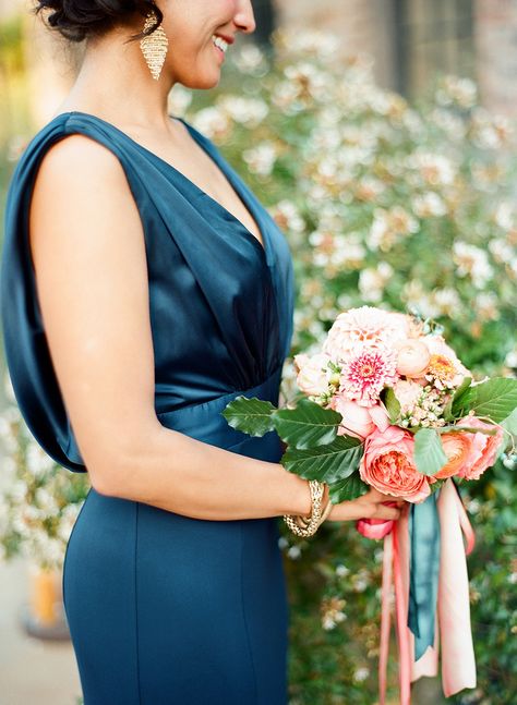 Peacock Blue Bridesmaid Dresses, Teal And Grey Wedding, Teal Floral Dress, Peacock Bridesmaid Dresses, Teal Blue Weddings, Maroon Bridesmaid Dresses, Dress Websites, Vintage Glam Wedding, Navy Blue Bridesmaid Dresses