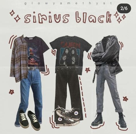 Black Aesthetic Grunge Outfit, Black Inspired Outfits, Grunge Outfits Men, Sixth Form Outfits, Black Outfit Men, Nerdy Outfits, Black Wardrobe, Aesthetic Outfits Men, Sirius Black