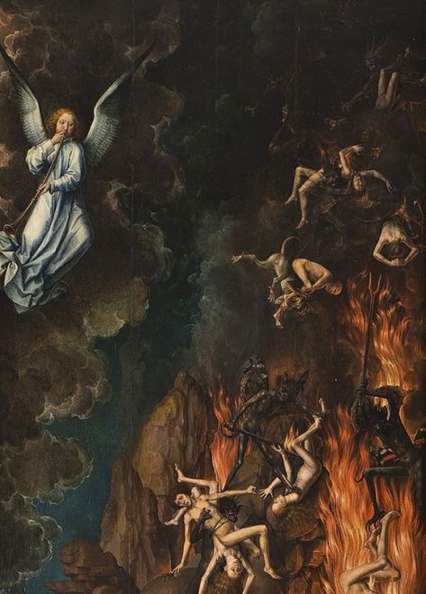 Hans Memling, The Last Judgment, Ap Studio Art, Religious Pictures, Black Phone Wallpaper, European Art, Painting Class, Science Art, Pictures To Paint