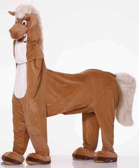 Two Man Horse Costume Man Horse, Horse Costume, Men Costumes, Man On Horse, Horse Costumes, Scary Costumes, Holiday Costumes, Team Mascots, Mens Halloween Costumes