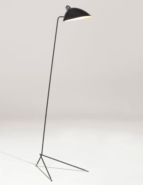 Mouille Lamp, Serge Mouille Floor Lamp, Simple Floor Lamp, Scandinavia Design, Arm Floor Lamp, Art Storage, Standing Lamp, Floor Lamp Lighting, French Design