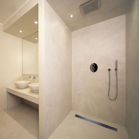 Bathroom Beton, Microcement Floor, Micro Cement, Flat Decor, Concrete Bathroom, Downstairs Bathroom, Basement Bathroom, Family Bathroom, Bathroom Renos