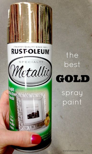 Best Gold Spray Paint, Gold Spray Paint, Gold Bedroom, Gold Spray, Painting Tips, Spray Painting, Household Hacks, Painting Projects, Spray Paint