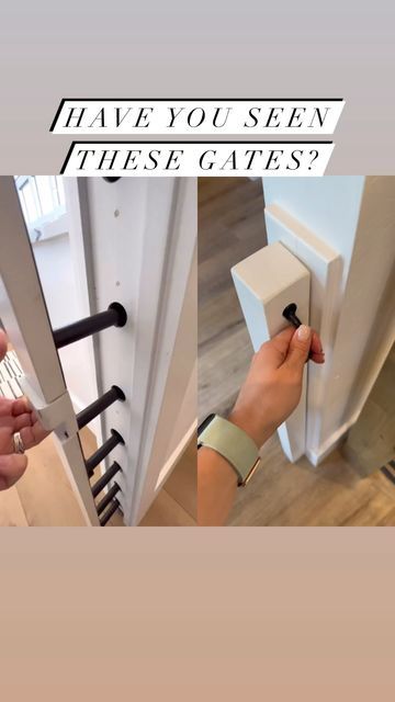 Rachel Hoch on Instagram: "We were inspired to add these pocket gates and have no regrets! Absolutely one of our favorite house features for the dogs! Traditional baby gates are clunky and cringy. These are modern, hidden, and always a talking point with guests! ✨save follow for more! Thanks @littlehouseonalittleland for all your home inspo! #home #homeinspo #homebuild #gates #hiddendoor #homedesign #homehacks #homedecor" Diy Pocket Door, Diy Baby Gate, Halloween Crafts To Sell, Classy Halloween Decor, Hidden House, Christmas Crafts Diy Projects, Woodworking Plans Beginner, Wooden Christmas Crafts, Simple Woodworking Plans